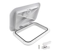 Générique Boat Deck Hatch - Rectangular Hatch Cover, Weatherproof Seal Seal Safety Hinge for Kayak Sailing Floors Working Boats Yachts Roof