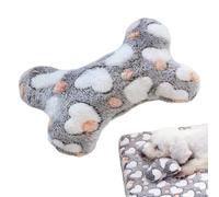 Générique Bone Dog Cushion | Soft Plush Bone Shape Comfort Toy - Padded Bone Shaped Dog Cushion for Small Medium Cat Puppy Dodo