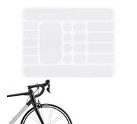 Générique Bottom Chain Protector, Bike Frame Protector, Mountain Bike Frame Protection - Anti-Scratch Film Sticker Cover Shield Anti-Scratch Shield