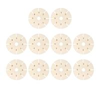 Générique Bracelet Making Tool - Round Disc for Knitting Bracelets, Set of 10 Round Wooden Creative Tool for Necklace Projects and Badge Holders Crafts Beginner