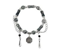 Générique Bracelets for Women - Women's Birthday Gift | Elegant Buddhist Bracelet Hand Mixed Taoist | Chinese Style Yin Yang Beads Necklace | Minimalist Zen Accessory Spirituality Gift