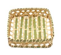 Générique Bread Basket For Table | Fruit Basket, Rustic Food Tray with Hollow Flat Bottom for Vegetables, Picnic, Farmhouse, Fruit, Decorative