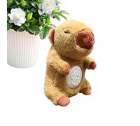 Générique Breathable Animal - Capybara Soft Toy Simulating Breathing - Cuddly Companion Projection Function for Bedroom, Living Room, Dorm, Travel, Birthday