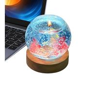 Générique Bubble Fish Candle - LED Light Long Life Candle Holder - Relaxing Aromatherapy Fish Light Candle for Bedrooms, Party Favors, Meditation, Spas, Office, Home