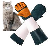 Générique Build Trust and Protect Your Hands Cat Grooming Gloves, Puncture and Scratch Resistant Dog Bite Sleeve Pet Trapping Supplies