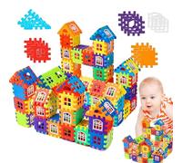 Générique Building Blocks - 150 Pieces Nested Sensory Toys Colorful Educational Logic Game Rods Building Set | Learning Development Toy For Building