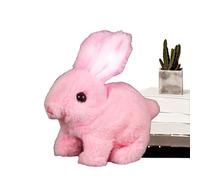Générique BUNNY TOYS - Interactive Plush Figures | Bouncing Rabbit Toy, Realistic Stuffed Animals, for Jumping Robotic Animal, Jumping, Trembling Nose, Moving Ears