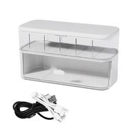 Générique Cable Organizer Box - Transparent Case for Electronic Wire Management | Multi-Compartment Cable Storage Box For Home Location Without Stress, Storage