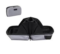 Générique Cable Storage Bag, Tech Pouch Organizer, Zippered Padded Shockproof Case, 8.86 x 5.12 x 3.15 inches, Compact Cord Pouch for Charger, Phone, Gadgets, Daily Commute, Long Lasting, Grey, Se