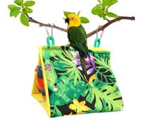 Générique Cage Bird House - Hammock Hut and Bird House, Comfortable Hidden Tent for Parakeets, African Grey Parrots, Conures, Macaws, Lovebirds and Cockatoos