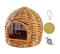 Générique Cage Nest Box | Breathable Hammock for All Seasons, Indoor Bird Nest House | for Resting and Playing Birds such as Cockatiels, Parakeets, Lovebirds, Finches, Parrots