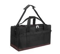 Générique Camping Bags, Camp Kitchen Organizer, Large Capacity Waterproof Heavy-Duty Storage Case Portable Gear Carrier Supplies for Adventure, Vehicle, Tent, Hiking, Travel, Road, Black, Se référer