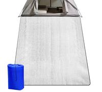 Générique Camping Mat | Reinforced Aluminium Insulation, Large Tent Floor Mat | Hiking Hunting Adventure Beach Picnic Travel Road Trip