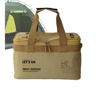 Générique Camping Storage Bag | 22L Storage Bag for Kitchen and Organization | Cookware Storage Pouch - for Camping Hiking Picnic BBQ Kayak, khaki, Se référer au descriptif, Refer to description