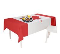 Générique Canada National Day Tablecloth | National Day Patriotic Party Decorations Canada - Polyester & Gabardine Table Decorations for Parties, 3 Size