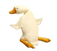 Générique Canine Plush Duck - Large White Realistic Enrichment Plush Toy for Puppies | for Puppy Pet Company Mental Stimulation, Training, Anti-Boredom and Exercise