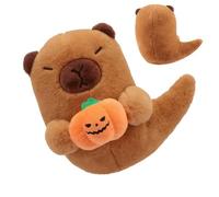 Générique Capibara Soft Toy, 150 g Bambola Morbida Con, 19 Cm Fantasma Morbido Imbottito Giocattolo Capibara, Bambini Ragazzi Ragazze CASA Soggiorno Camera Da Viaggio Sedile Auto