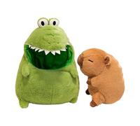 Générique Capybara, Cute Capybara in Crocodile Mouth | Detachable Animal, Plush Toys, Sleeping Mate for and Adults