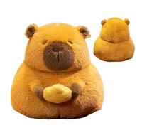 Générique Capybara Soft and Cute Plush Capybara Pillow | Comfortable Cartoon Animal Toy, Exquisite Capybaras Plush for Day, Birthday