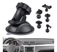 Générique Car Camera Mount | Removable Rotary Suction Cup Car Windscreen Camera Mount for Dashboard Windshield Truck Camper SUV GPS Navigation Driving Travel