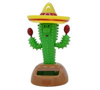 Générique Car Dashboard Accessories Car Interior Decoration Solar Powered Dancing Cactus Figurines Car Interior Car Sedan Pickups