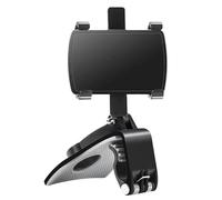 Générique Car Phone Holder, GPS Mount for Car Sunshade, 360 Degree Rotation Adjustable for Vehicles