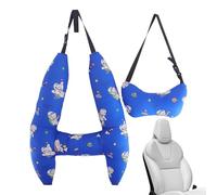 Générique Car Sleep Aid for Headrests, Breathable Diaper Cushion-Accessories for Sleeping Inside the Car Travel for Long Travels