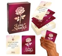 Générique Card Game for Couples, 50 Interactive Cards for Couple Relationship, Conversation Game for Romantic Couple Evening | for Newlyweds Wife and Husband