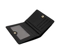 Générique Card Holder - Bifold Leather Wallet | Card Holder - for Women Travel Birthday Teens Organization Money & , Black, Se référer au descriptif, Refer to description