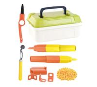 Générique Cardboard Building Kit - Cardboard Cutter | 148 Pieces Safe Educational Building Materials for Play Workshop for Home School Fort Castle Car