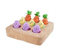 Générique Carrot Dog Toy, Feeding Plush Relief, Slow Feeder Puzzle, Sturdy Mental Stimulation Dog Puzzle Toys for Pet Puppy Kitten Small Medium Large Boredom Play Travel Home Indoor Outdoor