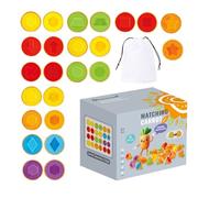 Générique Carrots to Match Egg Shapes, Sorting Egg Shapes Party Gift - Fun Early Learning Game for Birthday Day and Events
