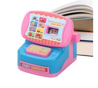 Générique Cash Register | Realistic Interactive Collectible Toy Simulation Calculator Cash Register | for Students Boys Youth Kindergarten Home Room Games