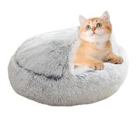 Générique Cat Bed Shell, Plush Cat Nest, Soft Cat Bed, Hooded Cats Bed, Warm and Cozy Hooded Cats Shell Beds for Indoor Use Nurturing Plush Beds for Kittens and Puppies Soft and Plush Shell Cats Nest