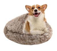 Générique Cat Bed Shell, Plush Cat Nest, Soft Cat Bed, Hooded Cats Bed, Warm and Cozy Hooded Cats Shell Beds for Indoor Use Nurturing Plush Beds for Kittens and Puppies Soft and Plush Shell Cats Nest
