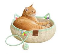 Générique Cat Bed - Washable Kitten Bed, All Seasons, Pet Accessories, Scratching Bed, for Farm House and Home, Living Room, Bedroom, Balcony, Office, Dormitory