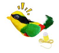 Générique Cat Bird Toy - Cute Interactive Tweet & Tweet Toy | Plush Construction with Cat Design, Lightweight Durable Design, Hanging Rope Engagement, Di