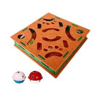 Générique Cat Claw Puzzle Box | Silent Claw Board | with Bell Ball, Felt Puzzle and Enrichment Box, for Grooming, Game, Protection, Sofa, Carpets, Furniture, Puppy