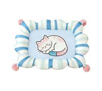 Générique Cat Cooling Mat, Cute Pattern Cushion Indoor | Cooling Mat for Cats and Pets | for Home Entrance Floor Home Summer Camping Sleep