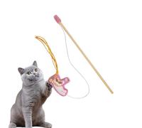 Générique Cat Funny Feather Stick for Cats, Interactive Toy for Hobbies, Anti-Boredom and Stimulation Exercise and Hunting Instinct