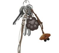 Générique Cat Hair Collector Keychain | Memory for Pets Symbolic Gift - Lightweight Paw Print Collector for Memories Family House Kitten