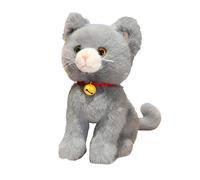 Générique Cat Plush Toy, 27 cm Soft Kitten Toy - Plush Toys Figurines - Birthday Valentine's Day Gift for Women Sofa Bed Home Office Car