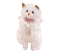 Générique Cat Plush Toy - School Plush Cute Lightweight and Cute Soft For | Cartoon Cat Design For Primary Pupils Boys And Wire, white, Se référer au descriptif, Refer to description
