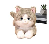 Générique Cat Plush Toy - Soft Toy Cushion 50 cm | Realistic Lying Down with Ultra Soft Texture | Birthday Gift Idea for Girls Anti-Stress for Home Office Car Nap
