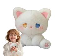 Générique Cat Plush Toy - Soft Toy with Emotional Expression Decorative Pillow | Interactive Toy for Living Room, Bedroom, Dining Room and Gift for Adults