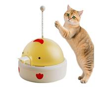 Générique Cat Puzzle Feeder - Electric Smart Cute Kitten Game | Cat Food Puzzle for Kitten Feeding Snacks Home Indoor Outdoor Play Training Exercise Travel, Pink, 1-Pack, Automatic