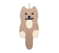 Générique Cat Scratcher, Kitten Scratch Mat, Anti-Scratch Sisal Outer, Interactive Hangable Toy, Indoor Home Sofa Floor Protection, 18.5 x 13.78 inches, Green, Brown Colour, 1 Piece
