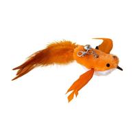 Générique Cat Shaker - Velvet Feather, 8 Centimetres, Animal Toy, Feather Bells | Realistic Bird Stirrer Attachment, Scratch-Resistant, Cat for Park, Outdoor, Home, Apartment