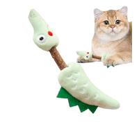 Générique Cat Sticks & Teething Toys - Feline Accessory | Interactive Toy - Relaxing Play Aid for Teeth Cleaning Teeth Stimulating Activity Indoor Stress Reduction Training D