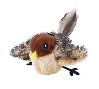 Générique Cat Toy Bird Sing Interactive Touch Activation Feathers and Sound, An Automatic Toy for Exercise and Entertainment at Home